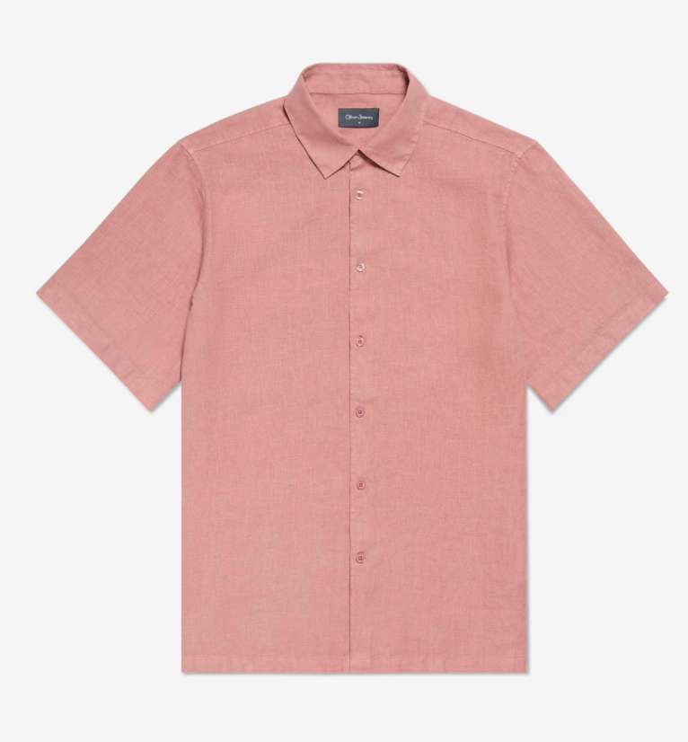 Somerton Rosewood Linen Shirt