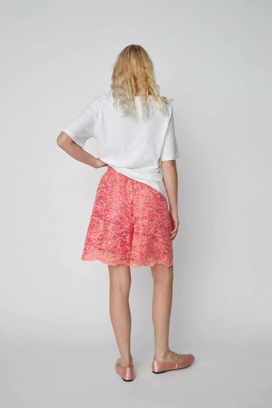 Sequined Lace Shorts