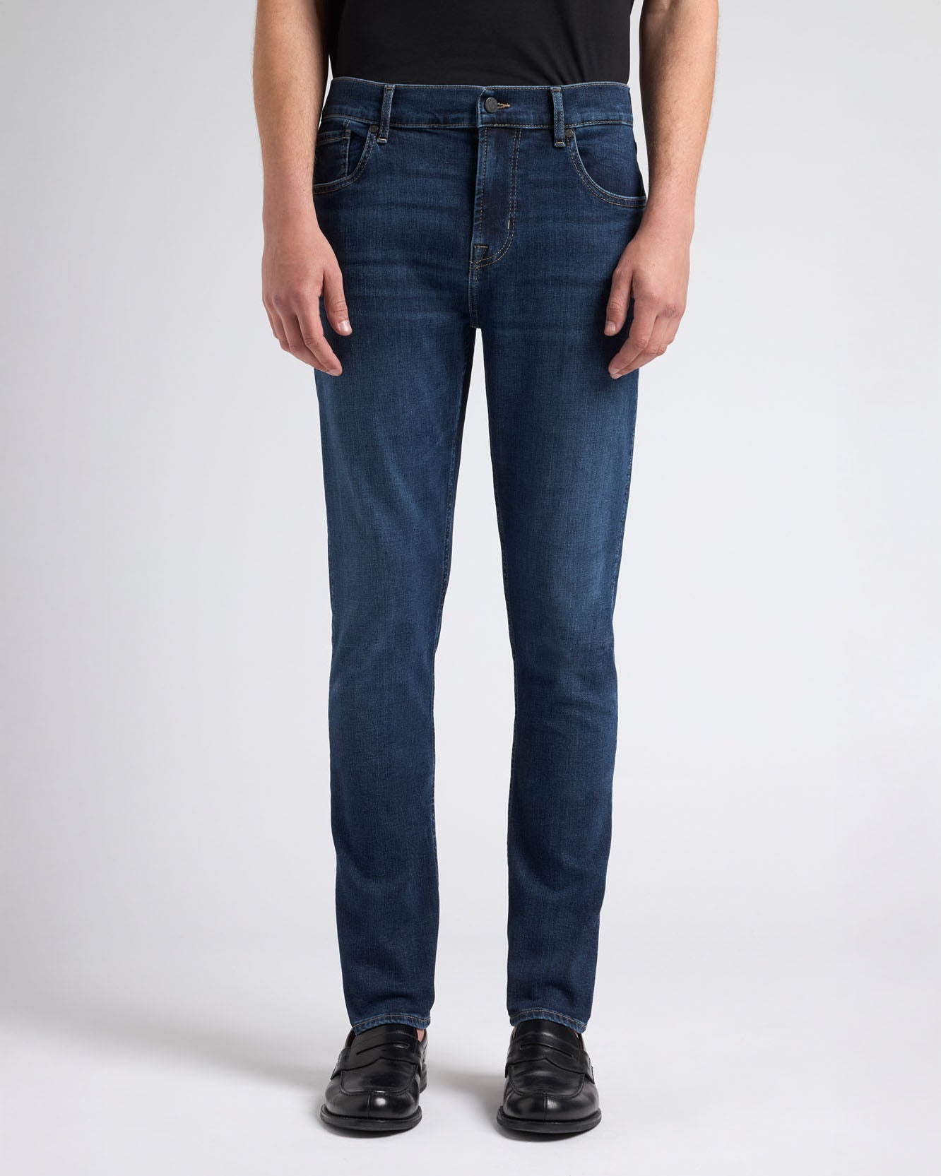 Slimmy Tapered Luxe Perf Mirror Jean