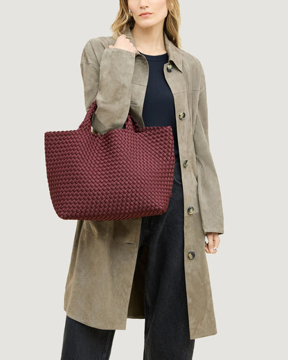 St Barts Medium Tote Bordeaux