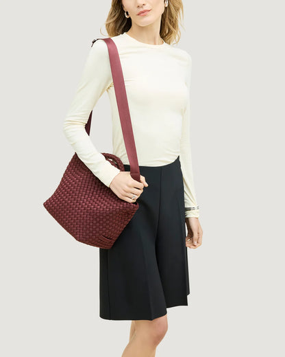 St Barts Small Tote Bordeaux