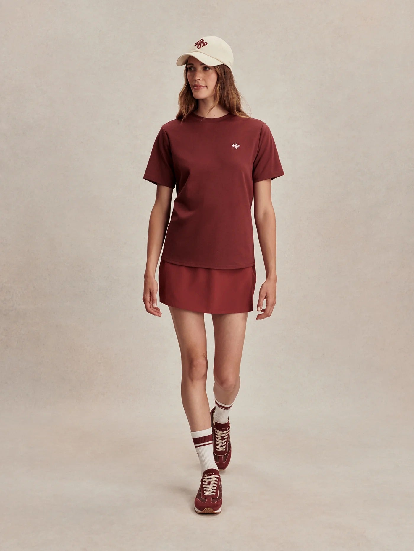 Stevie Branded Tee - Port