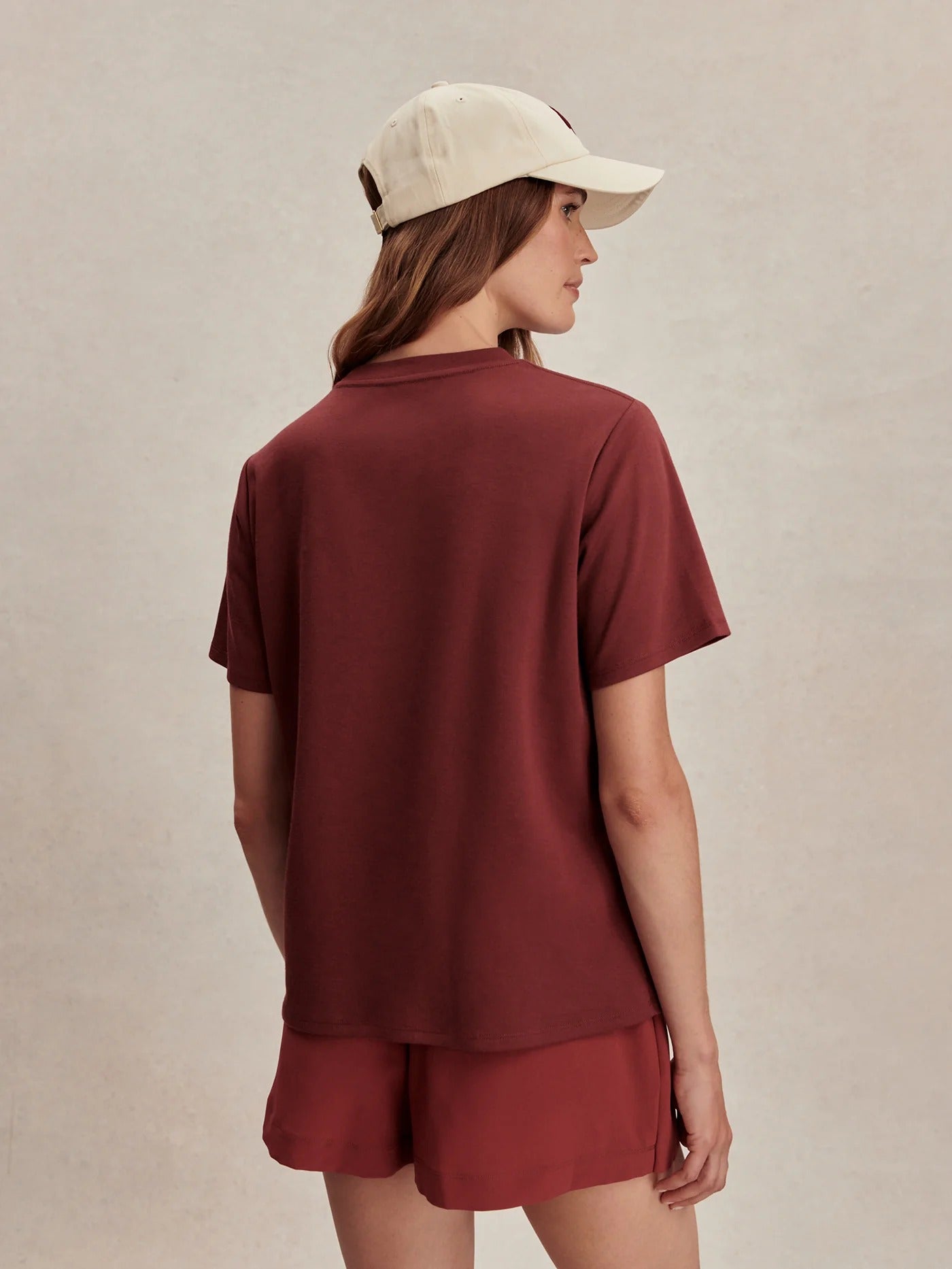 Stevie Branded Tee - Port
