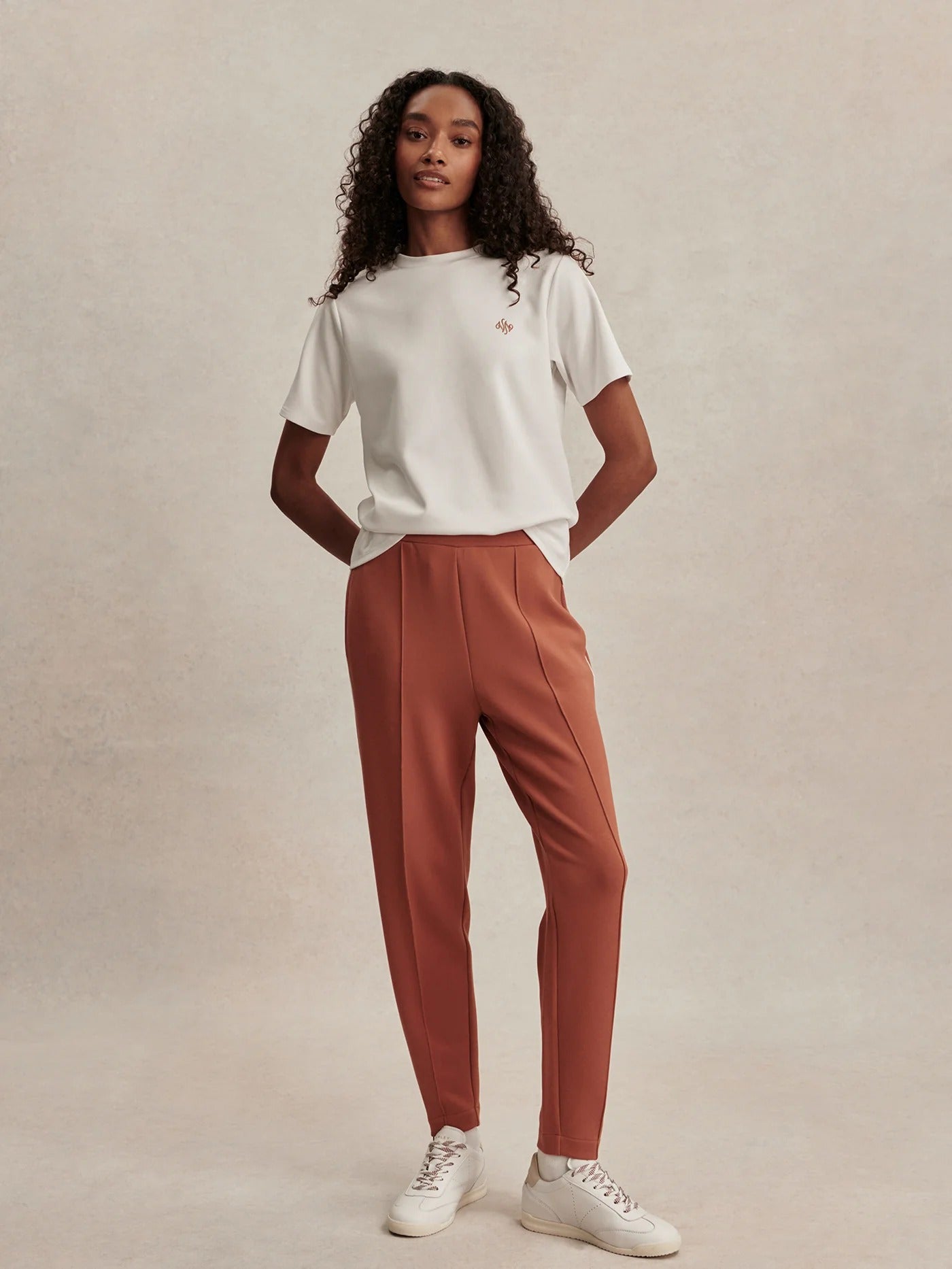 Stevie Branded Tee - White