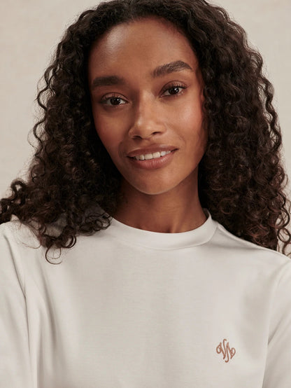 Stevie Branded Tee - White