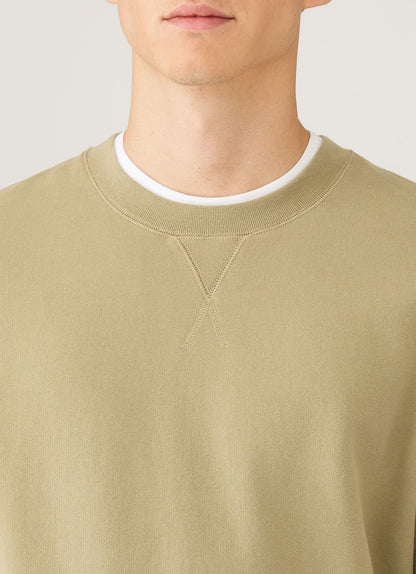 Pistachio Cotton Loopback Sweatshirt