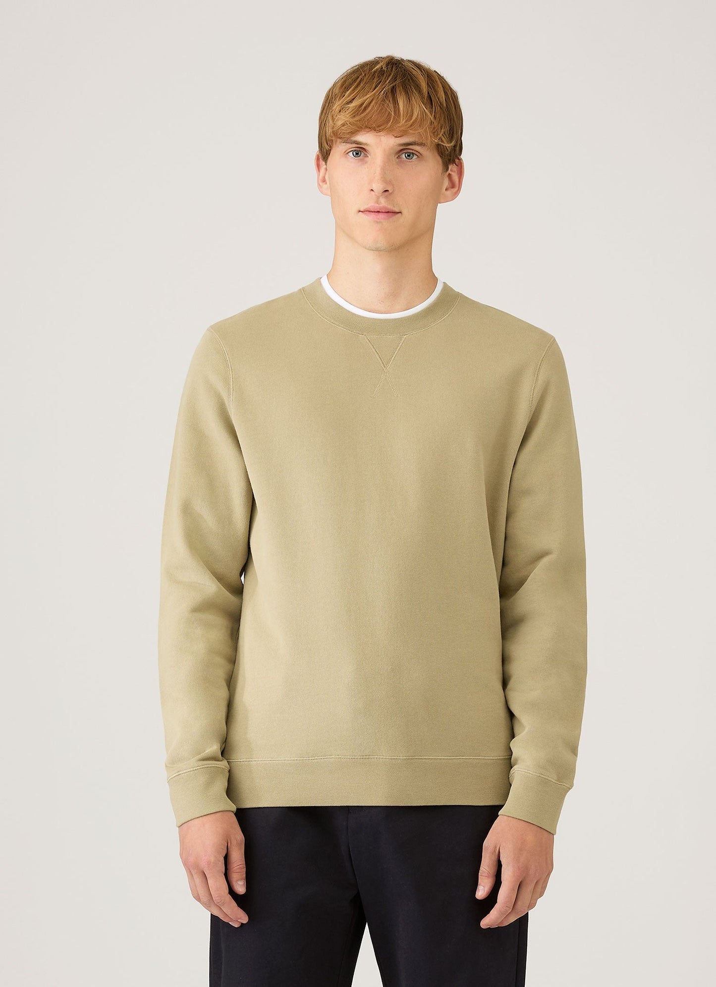 Pistachio Cotton Loopback Sweatshirt