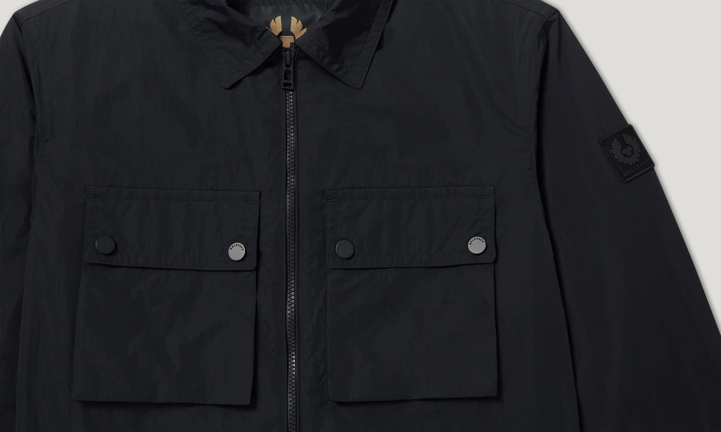 Tourer Nylon Overshirt Black