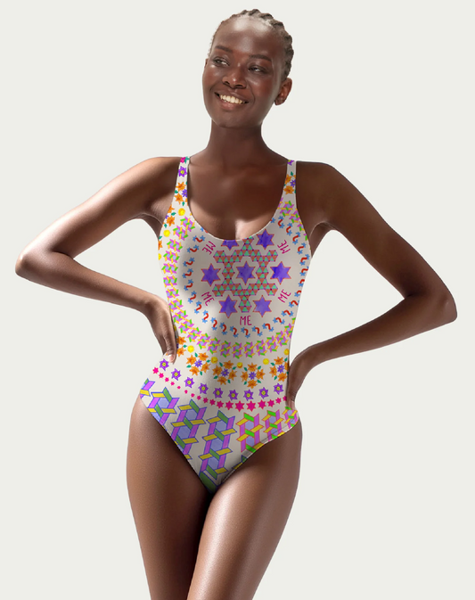 Tessa Markers Printed Swimsuit Me369