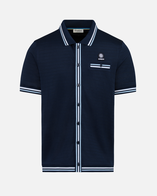 Textured Jacquard Polo Shirt