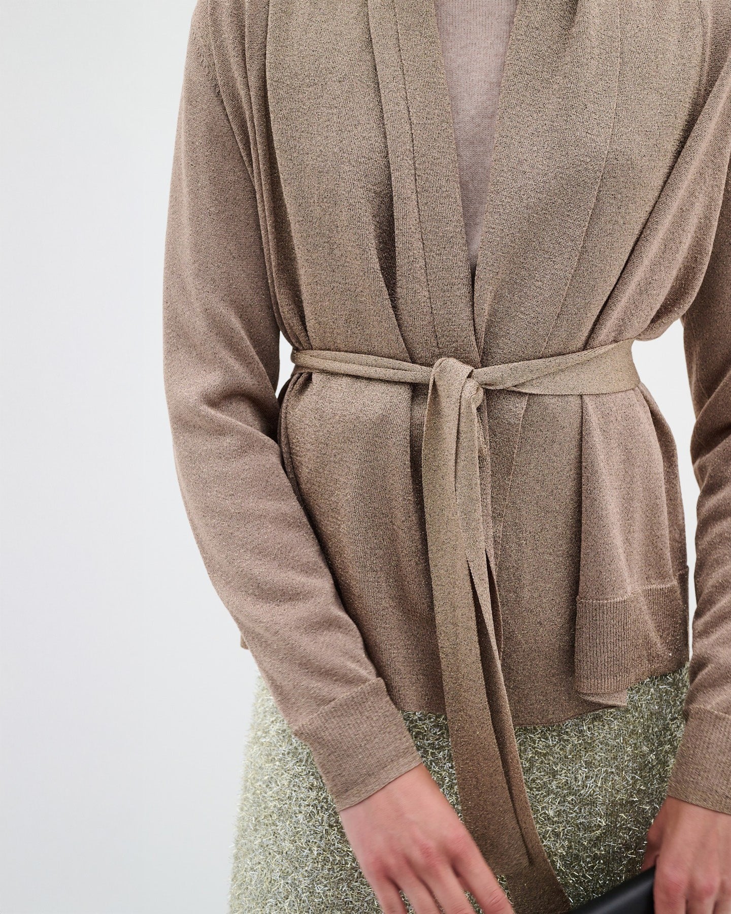 Thani Short Glitter Cardigan