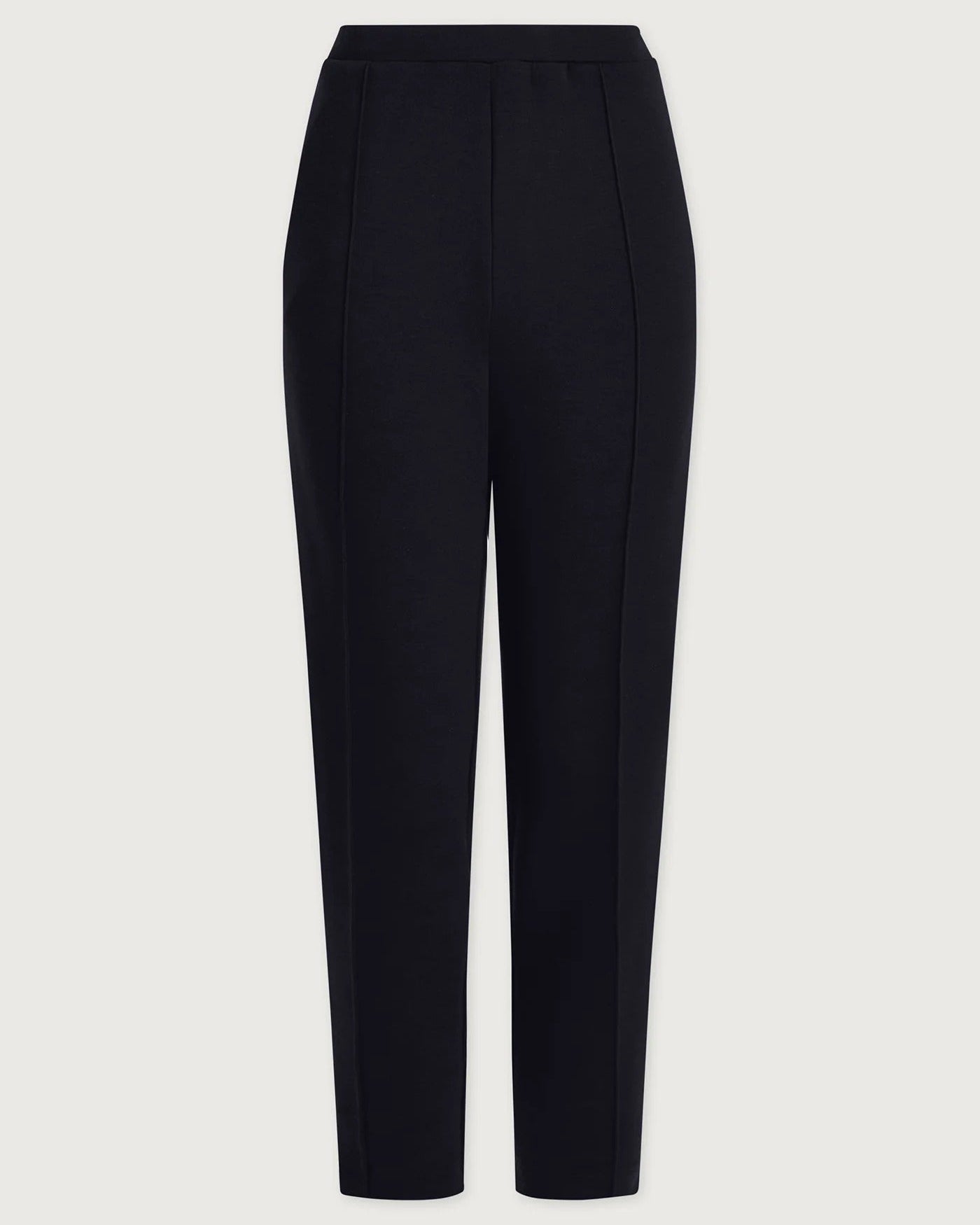 Navy pants on a white background