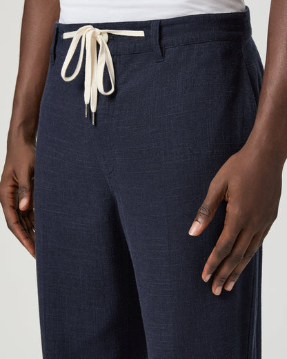 Tiano Linen Pant - Navy