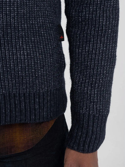 Wool-Blend Full-Zip Sweater