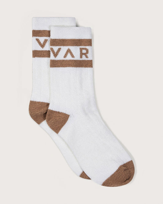 Spencer Sock – Egret/ Golden Bronze
