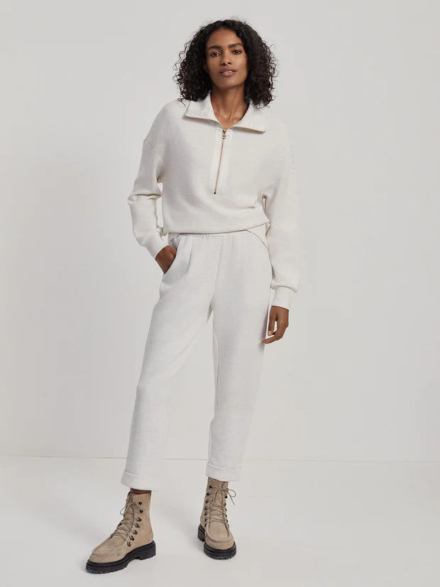 The Rolled Cuff Pant 25 Ivory