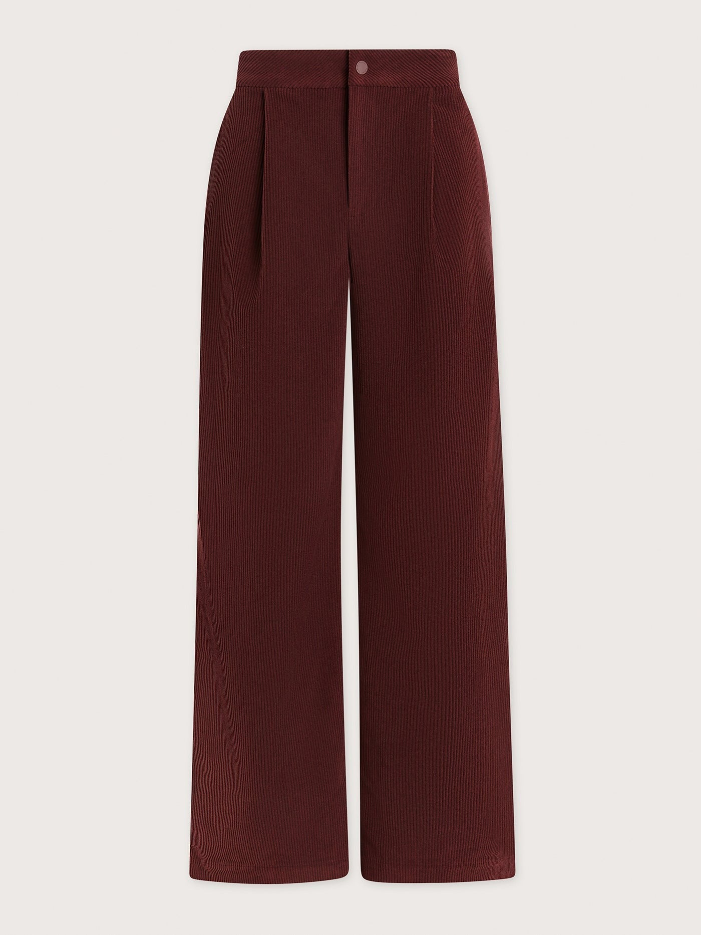 Floris Wide-Leg Corduroy Trouser 29.5" -  Decadent Chocolate