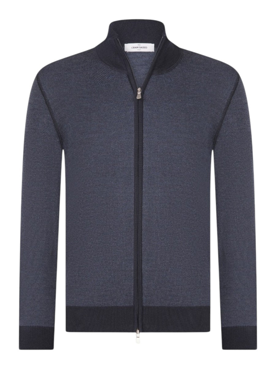 Textured Zip Up Jacket