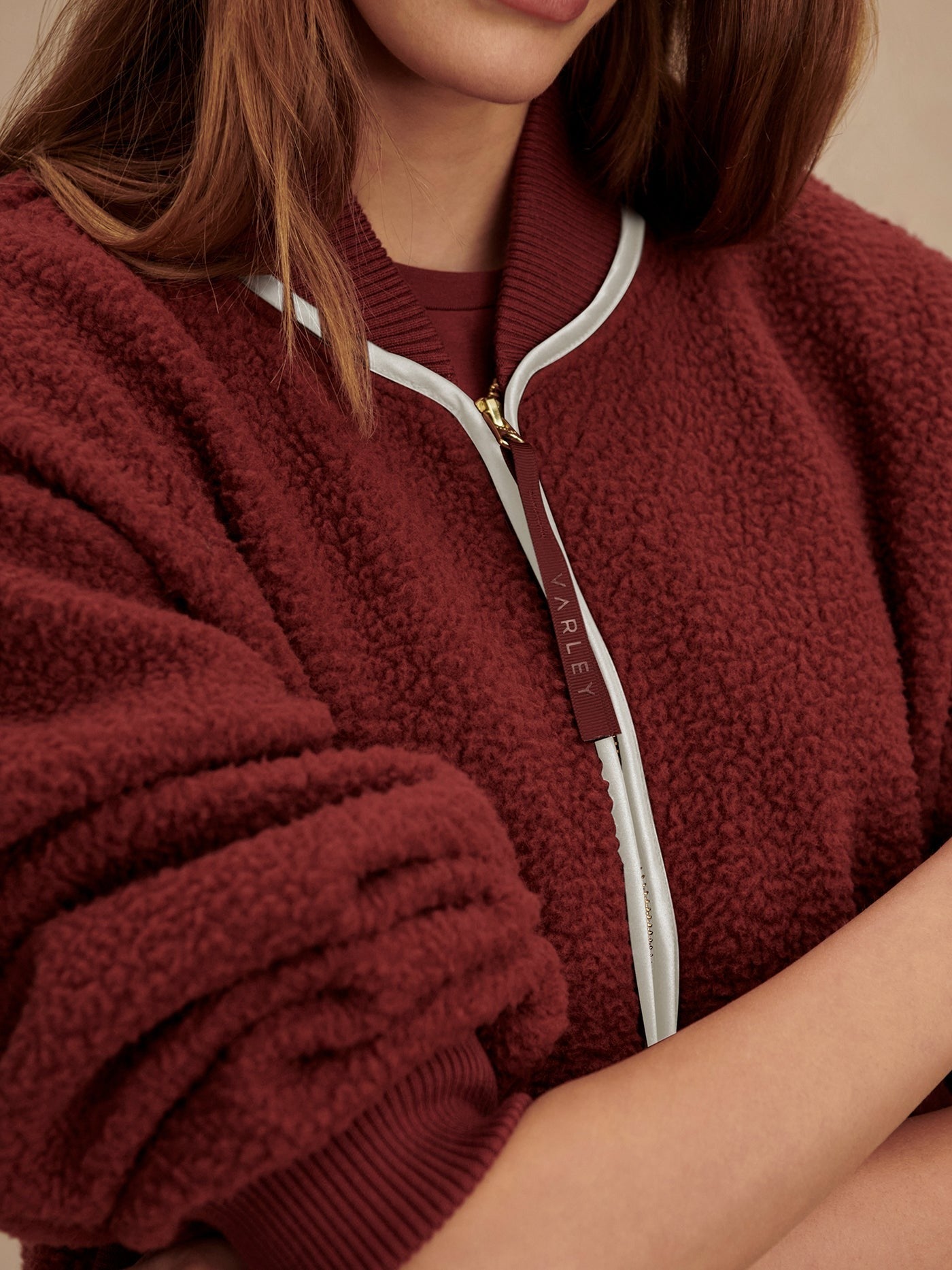 Hansley Fleece Jacket – New Maroon