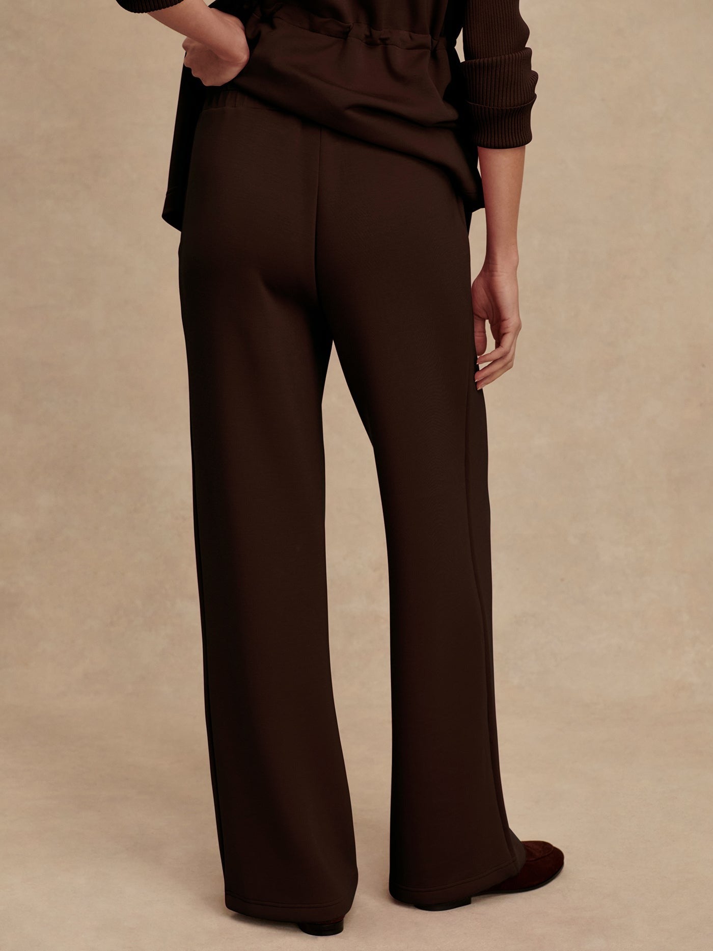 The Wide Leg Pant 30 - Coffee Bean
