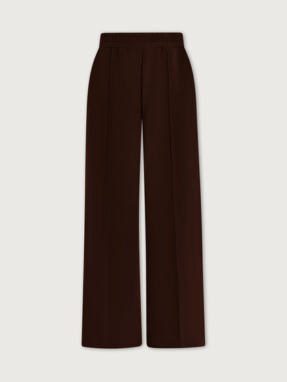 The Wide Leg Pant 30 - Coffee Bean