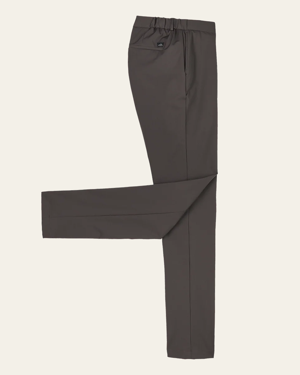 Brett Tech Travel Pant Dark Brown
