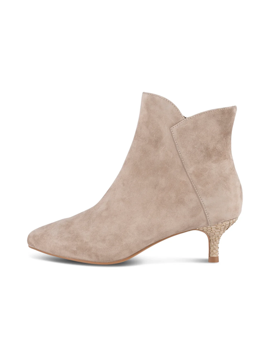 Saga Zip Suede Bootie