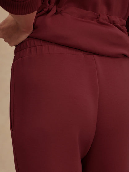 Wide-Leg Pant 30" – New Maroon
