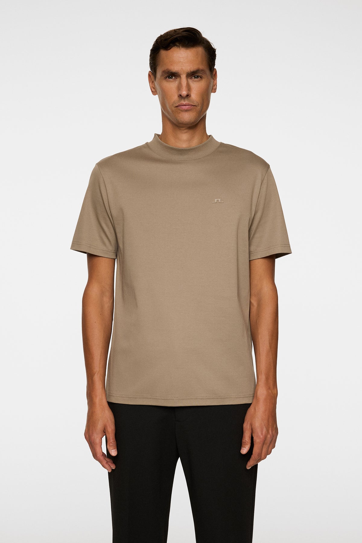 Ace Brindle Mock Neck T-Shirt-J Lindeberg-Lewis Yates