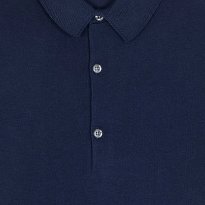 Adrian French Navy Cotton Polo