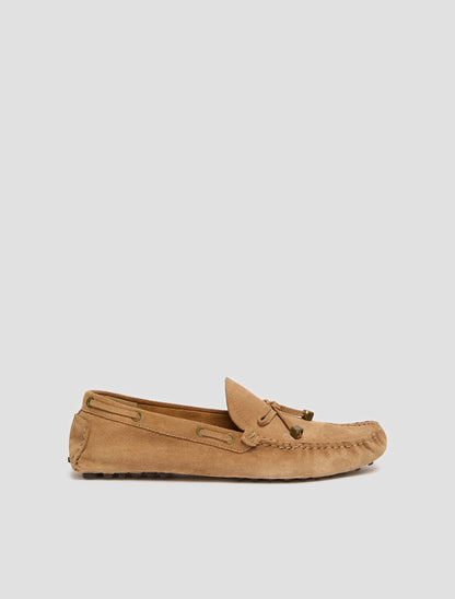 Afado Suede Driver Shoe-Penny Black-Lewis Yates