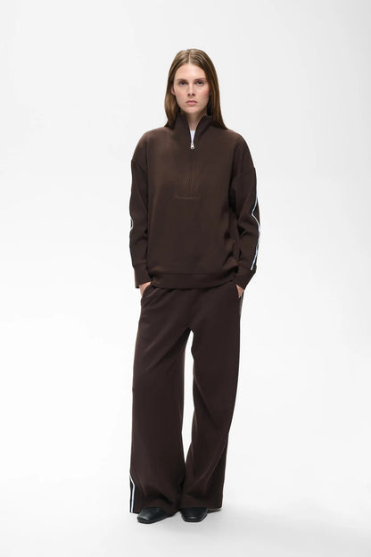 Aggie Vincent Pant Chocolate Brown-InWear-Lewis Yates