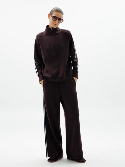 Aggie Vincent Sweatshirt Chocolate Brown-InWear-Lewis Yates