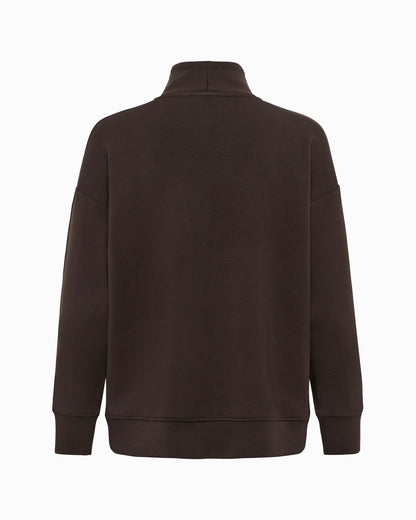 Aggie Vincent Sweatshirt Chocolate Brown-InWear-Lewis Yates