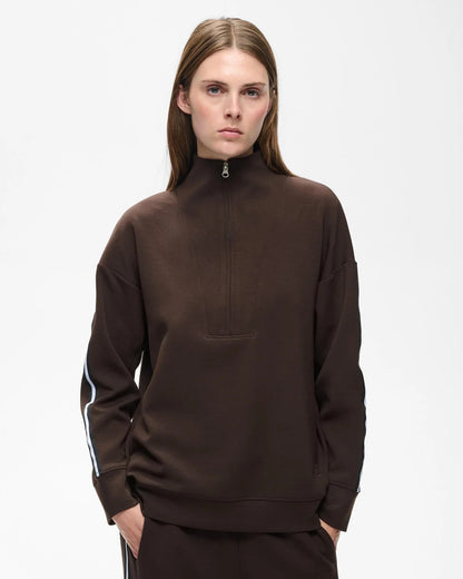 Aggie Vincent Sweatshirt Chocolate Brown-InWear-Lewis Yates