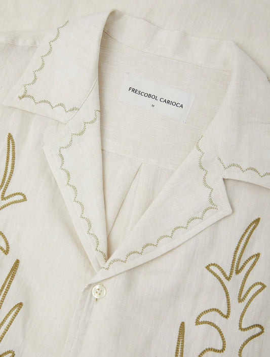 Alves Linen Shirt-Frescobol Carioca-Lewis Yates