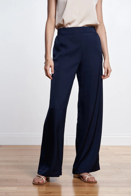 Amalfi Pant Mystic Navy-Silk95Five-Lewis Yates
