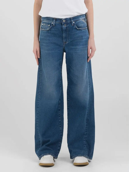 Amelye Wide Leg Jeans-Replay-Lewis Yates
