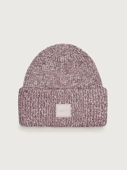 Carly Beanie - Taupe Flecked