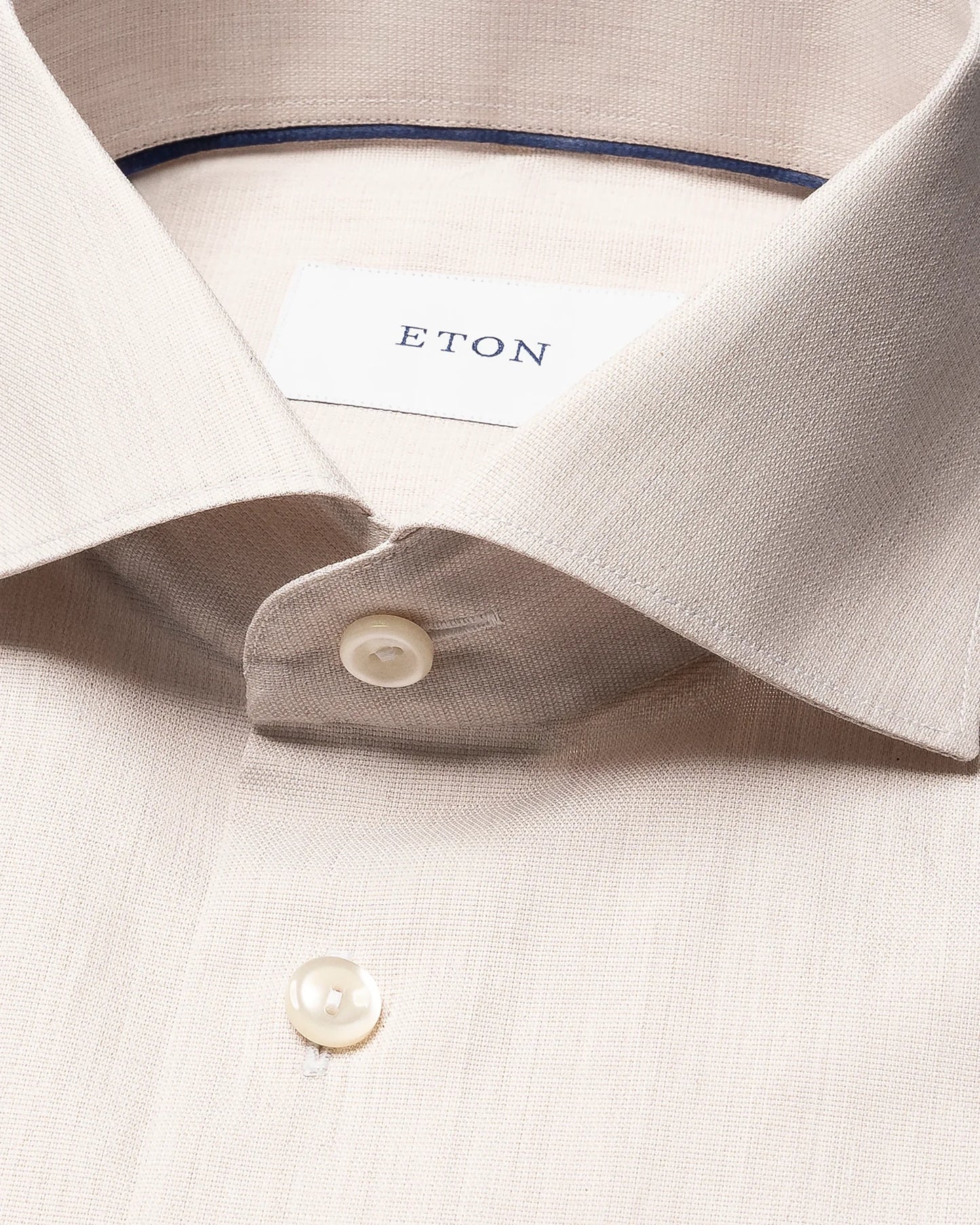 Solid Fine Twill Shirt - Beige