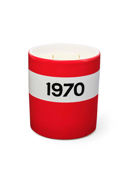 Ceramic 1970 Candle