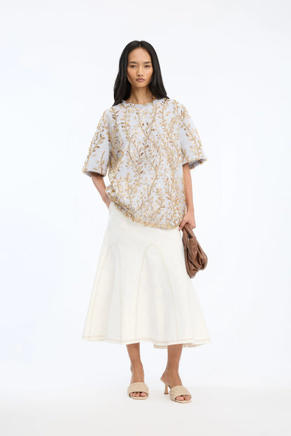Berfin T-Shirt - Gold-Munthe-Lewis Yates