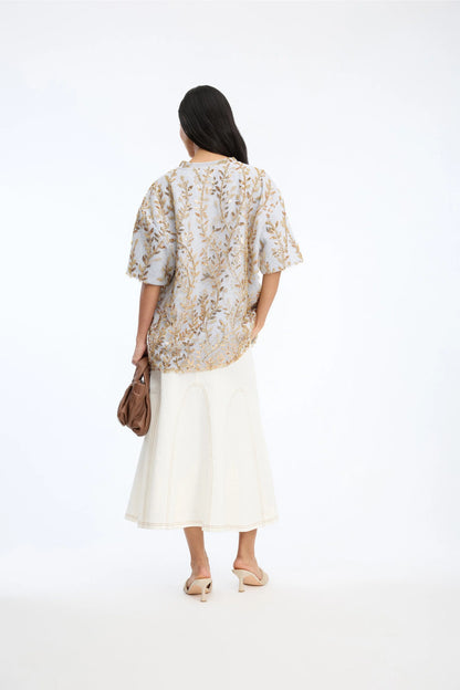 Berfin T-Shirt - Gold-Munthe-Lewis Yates