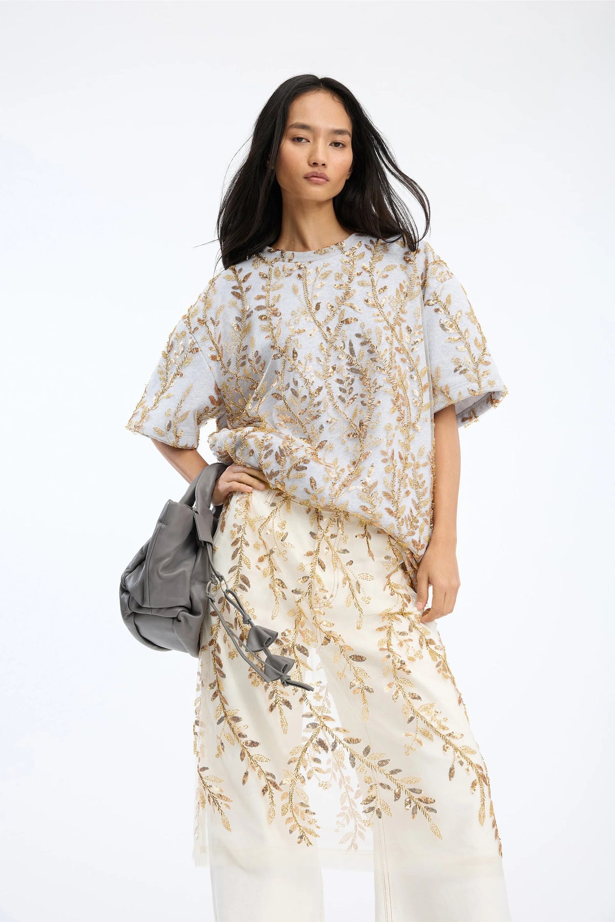 Berfin T-Shirt - Gold-Munthe-Lewis Yates