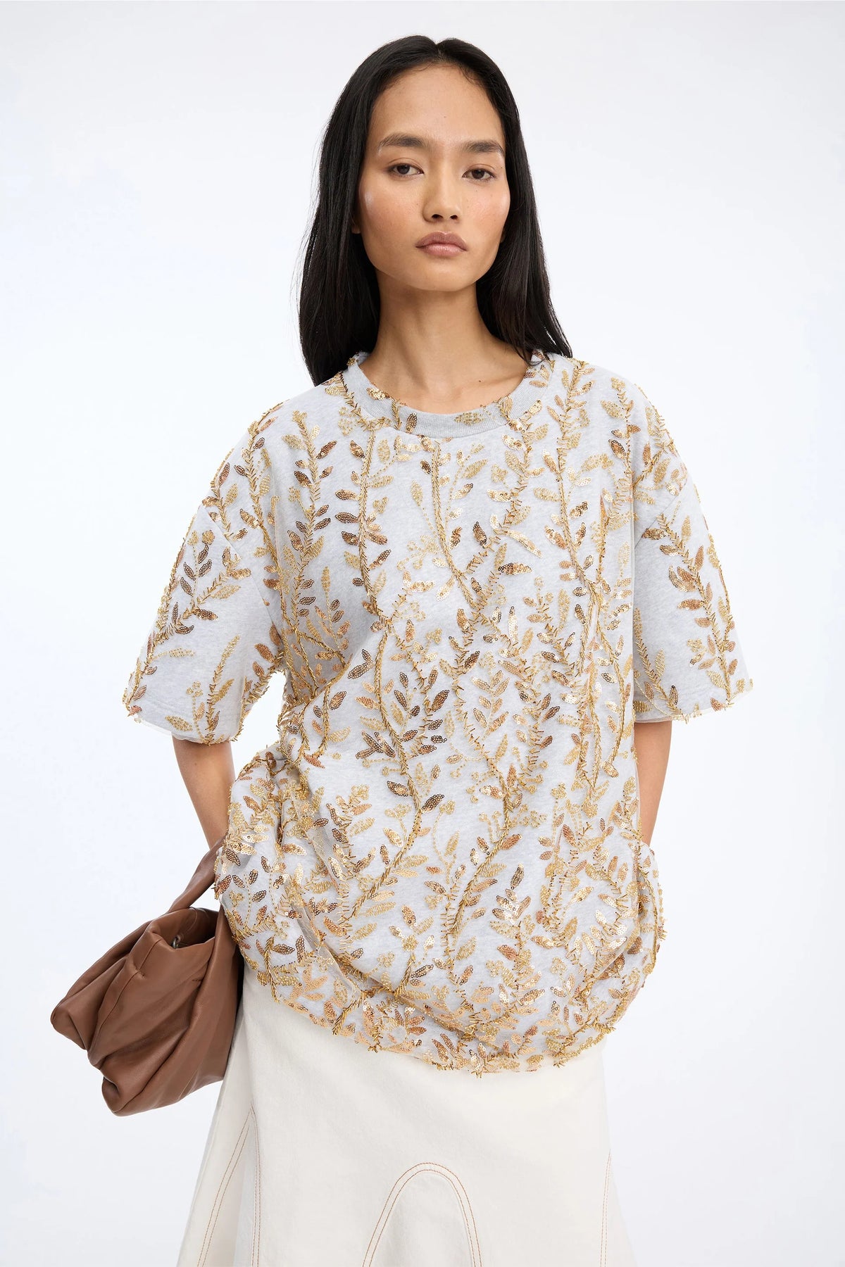 Berfin T-Shirt - Gold-Munthe-Lewis Yates