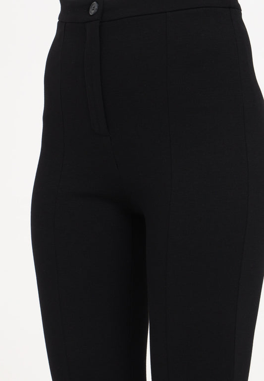 Black Slim Pants With Zip-Patrizia Pepe-Lewis Yates