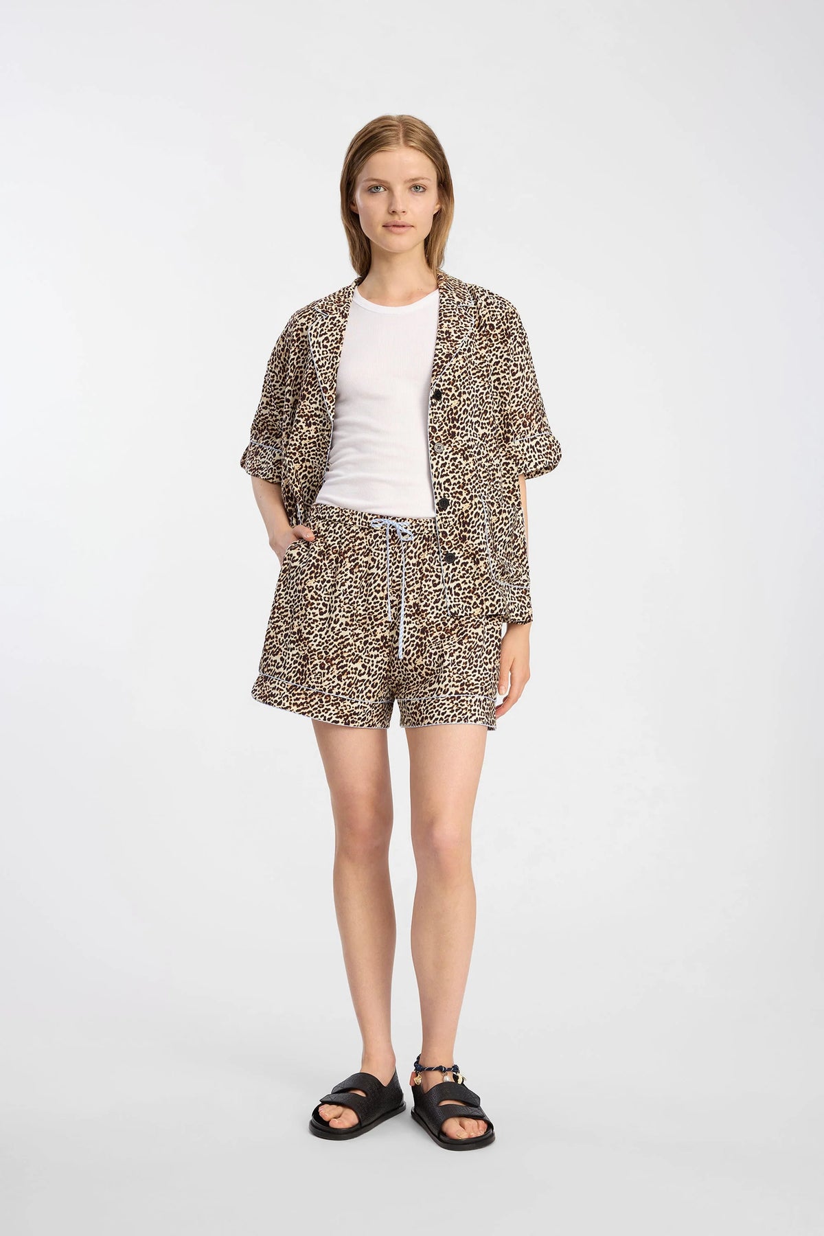 Buniga Animal Print Shorts-Munthe-Lewis Yates