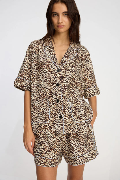 Buniga Animal Print Shorts-Munthe-Lewis Yates