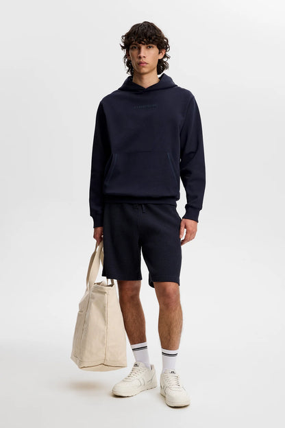 Simon Waffle Shorts Navy