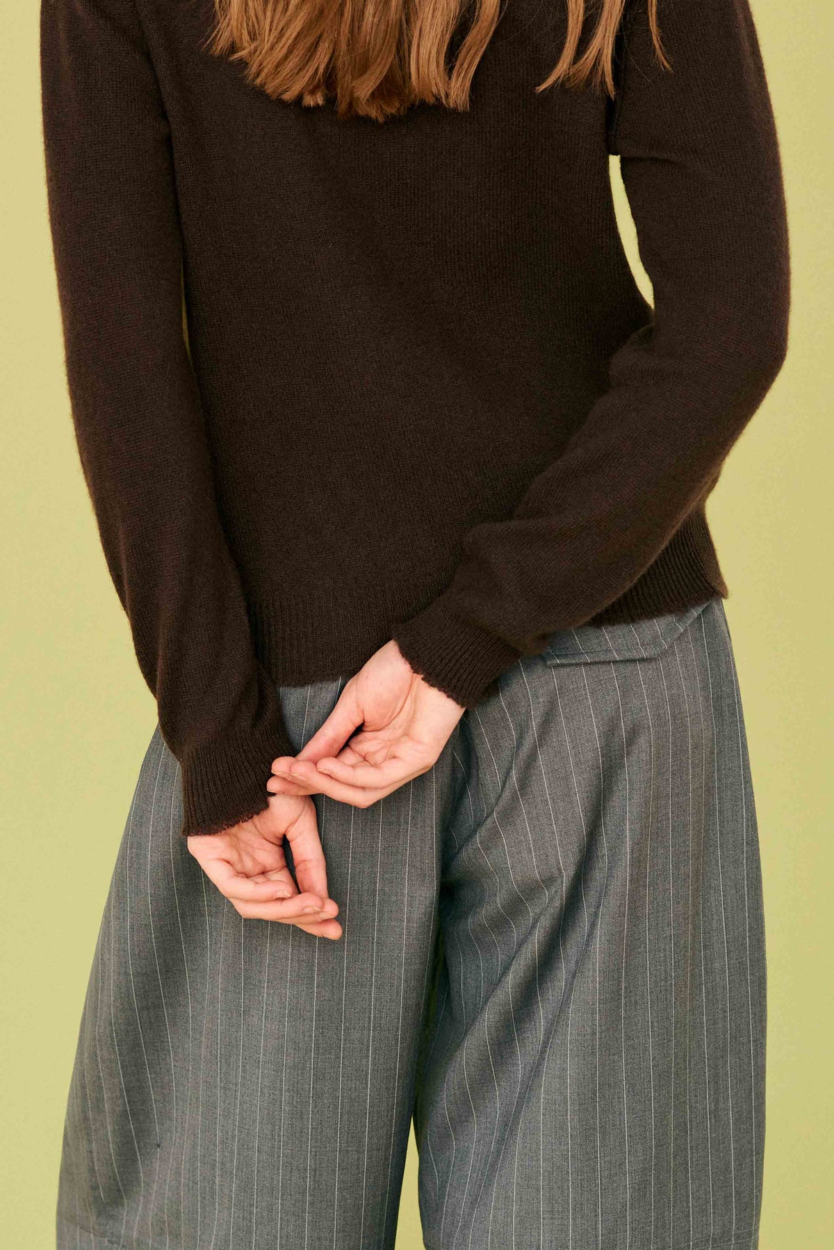 Cashmere Distressed Crew Neck-Jumper 1234-Lewis Yates